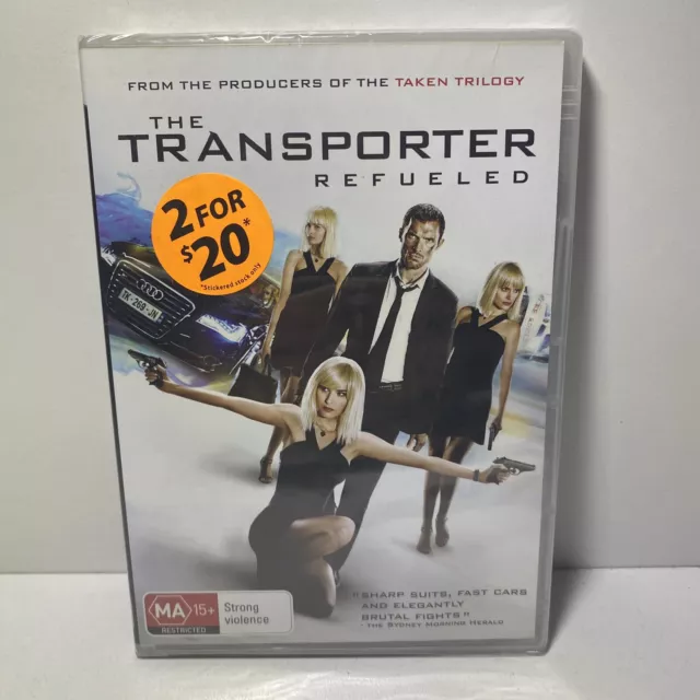 The Transporter Refueled - DVD Region 4 - Ed Skrein Loan Chabanol - New & Sealed