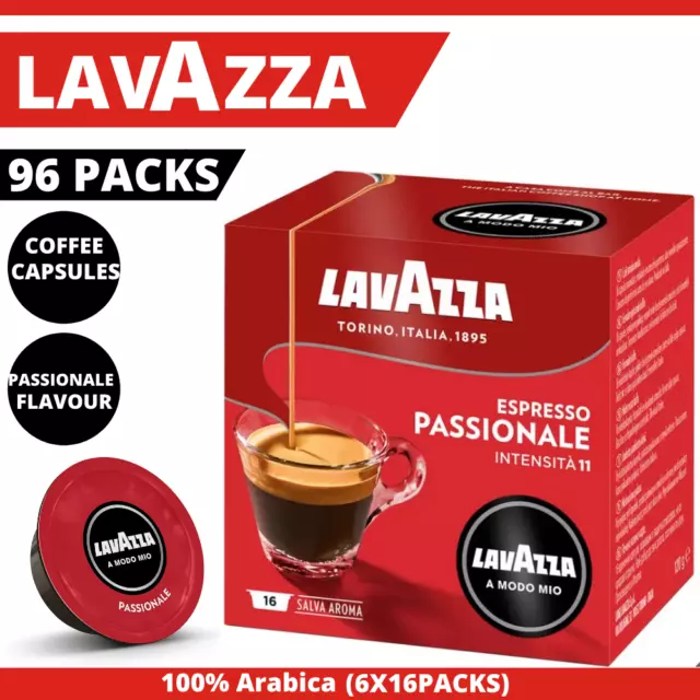 Lavazza A Modo Mio Passionale Coffee Capsules (10 Packs of 36)