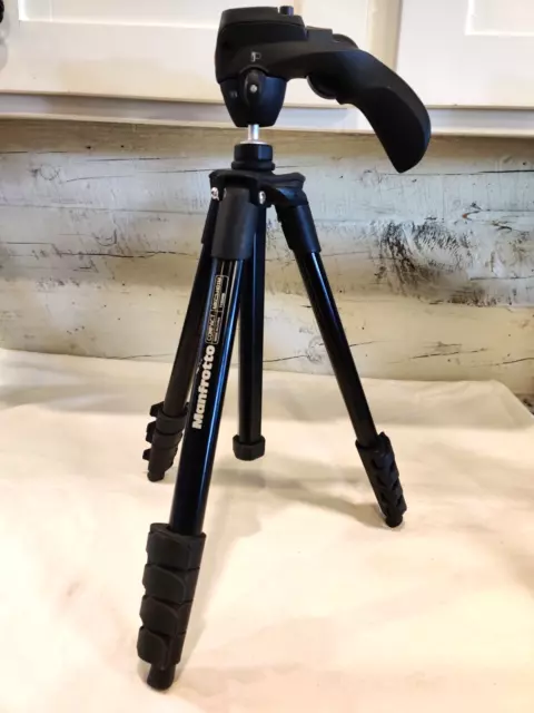 Genuine OEM Manfrotto Compact MKC3-H01 Camera Tripod Pistol Grip.