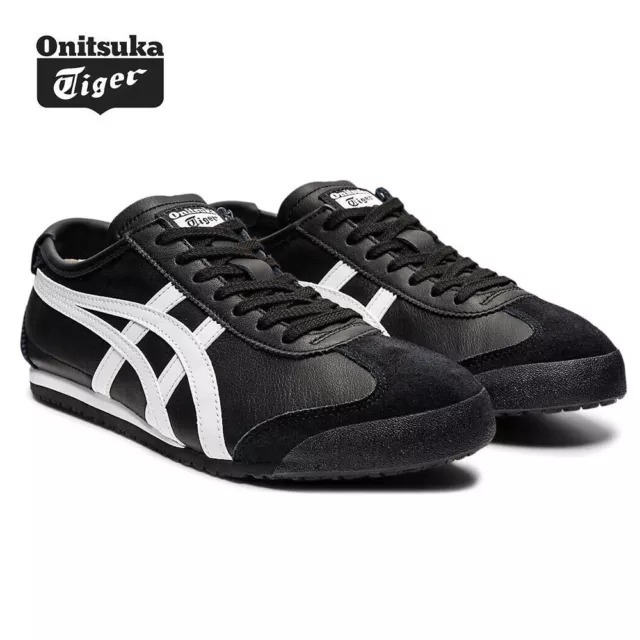 NEW Onitsuka Tiger MEXICO 66 Unisex Shoes Sneakers Black/White 1183C102-001