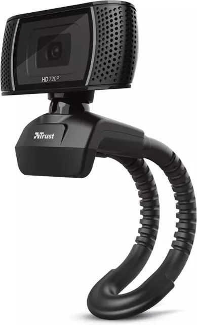 Trust Trino HD Webcam Mit Mikrofon, 1280 X 720, 30 FPS, PC Kamera Mit Flexibler