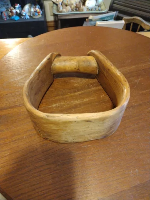 Antique Rustic Horse Tac Primitive Wood Saddle Stirrup