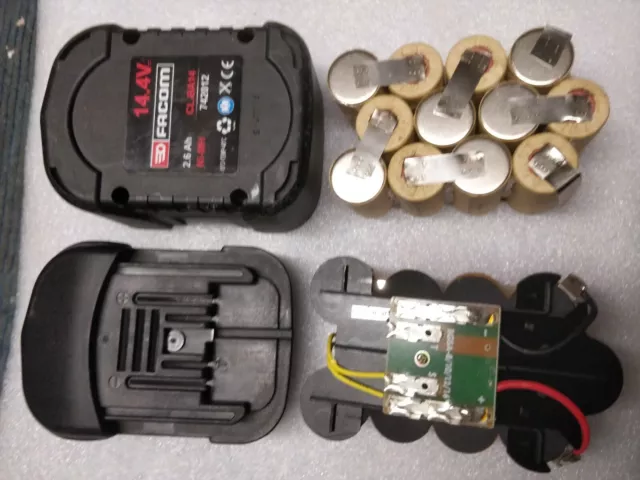 1 bloc batterie FACOM  14,4 v en NI MH  3Ah (akkus baterry bateria akku batteria