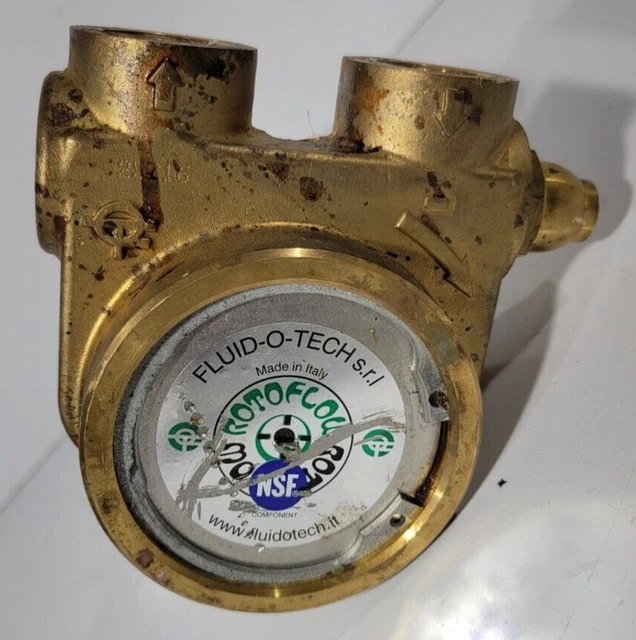 Fluid-O-Tech Pa 801 Pump,1/2" Nptf,264 Max. Gph,Relief Valve