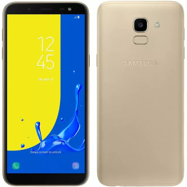 Samsung J6 J600FN 32GB Gold DUOS ohne Simlock Smartphone guter Zustand Kinder