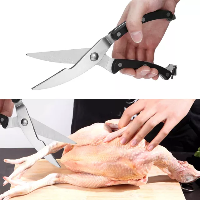 Tijeras de cocina multifunción cortador de tijeras de comida para hueso de pescado carne de pollo SD