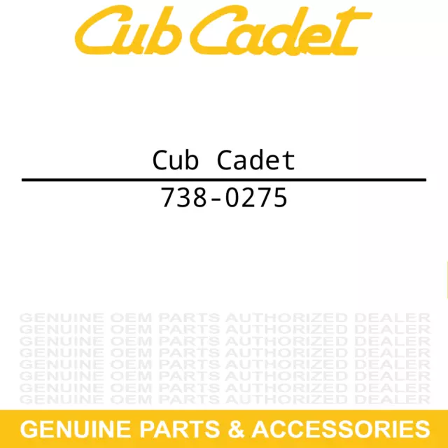 CUB CADET 738-0275 Worm Shaft Gear 48 54 SWE SW10528L SE IH E Design CUB CADET