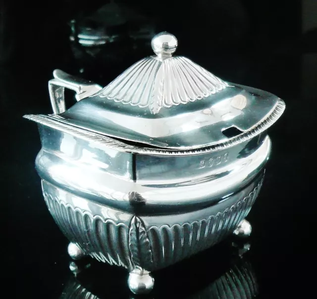 Antique Sterling Silver Mustard Pot, London 1808