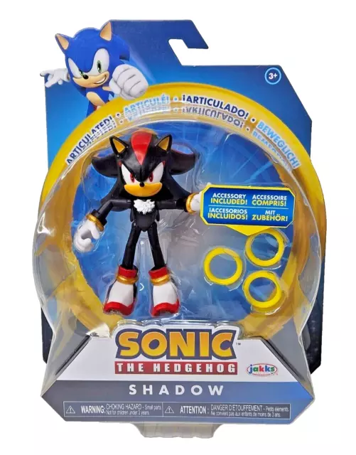 Mini Figura - Colecionavel - Sonic The Hedgehog - Shadow - 6.3 cm - Candide  - PBKIDS Mobile