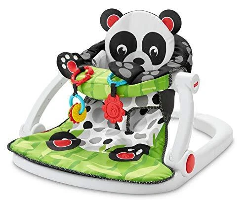 Fisher-Price Portable Baby Chair Sit-Me-Up Floor Seat with Developmental Toys...