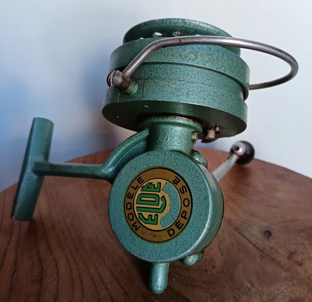 Ancien Moulinet De Pêche A Elde Type 50 – Occasion – Noir