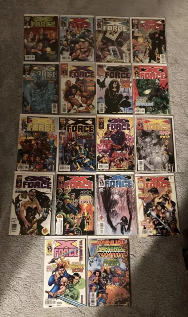 X-Force Huge Comic Book Lot 85-100, annual 98 & 99 Marvel X-men 86 87 88 89 90