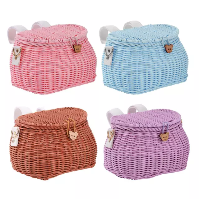 Panier de vélo pour enfants, sac à bandoulière amovible, panier avant de