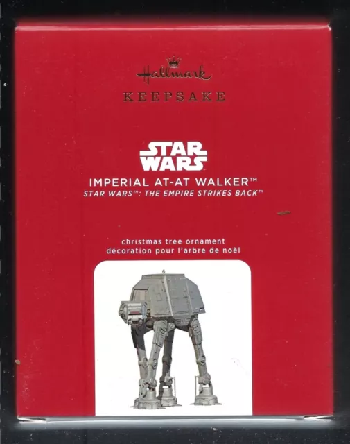 2020 Hallmark Star Wars: The Empire Strikes Back Imperial AT-AT Walker Metal