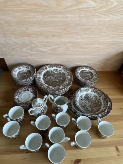 ROYAL STAFFORDSHIRE ENGLAND AMERICAN IRONSTONE J&G MEAKIN, 54 Piece Set 2