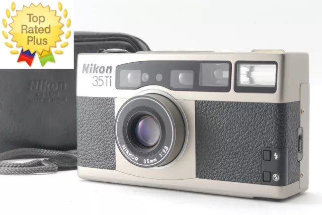 [Near Mint w/Case] Nikon 35Ti 35mm f/2.8 Point & Shoot Compact Film Camera Japan