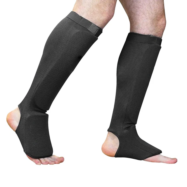 MMA Shin Protector Pads Muay Thai Instep Leg Guards for Training Kick Boxing