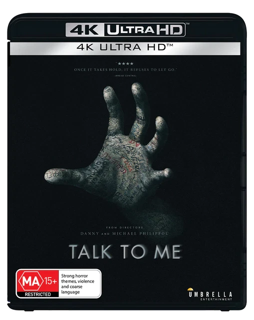 BRAND NEW Talk To Me (4K UHD Blu-Ray, 2023) *PREORDER Movie Horror