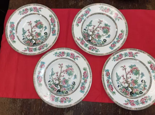 Vintage 4 X John Maddocks & Sons Indian Tree Soup / Cereal/ Pasta Bowls