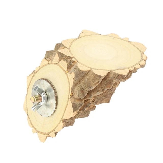 1pc Naturholz-Sprungbrett-Sprungplattform Für Hamster-Kleintiere