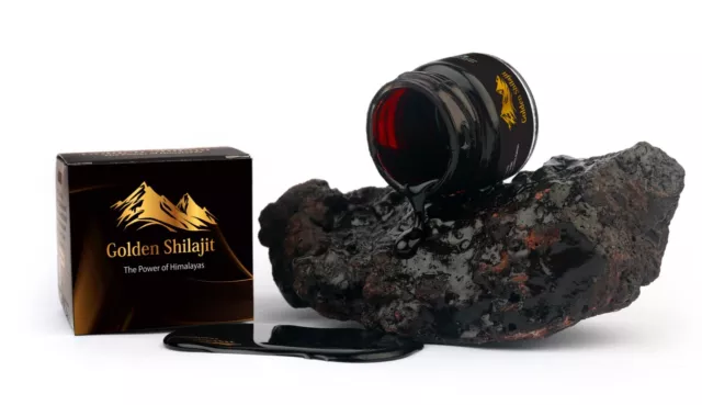 Premium Quality 100% pure NATURAL Gold Shilajit 40ml/from World's highest Source