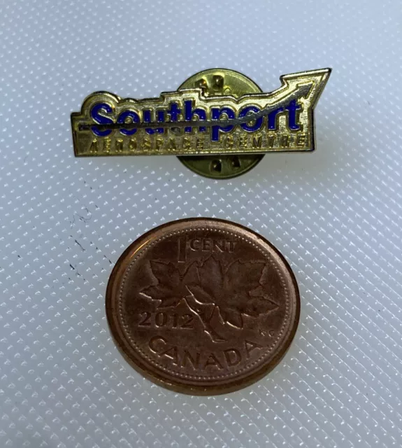 Southport Aerospace Centre Logo Manitoba Canada Lapel /Hat Pin Pinback