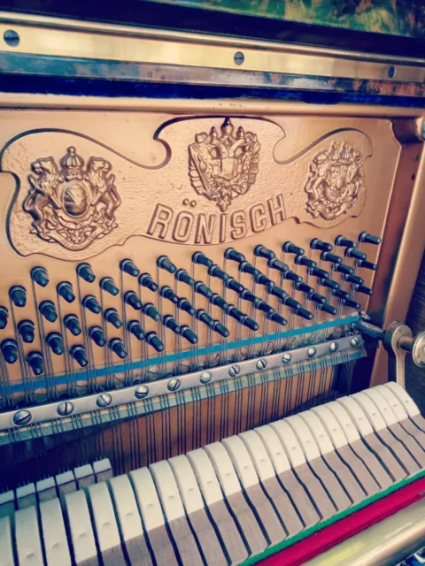 Ronisch three crown upright piano restored