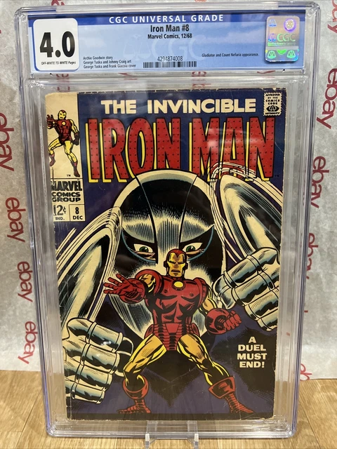 Iron Man #8 CGC 4.0 George Tuska and Archie Goodwin) 1968 Marvel Comics