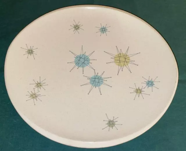 Vintage Franciscan STARBURST 10 7/8" Dinner Plate  Atomic 1950's Retro