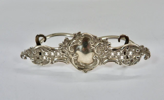 1898 Victorian - Levi & Salaman  - Solid Silver - Menu Holder - 14.8 Grams