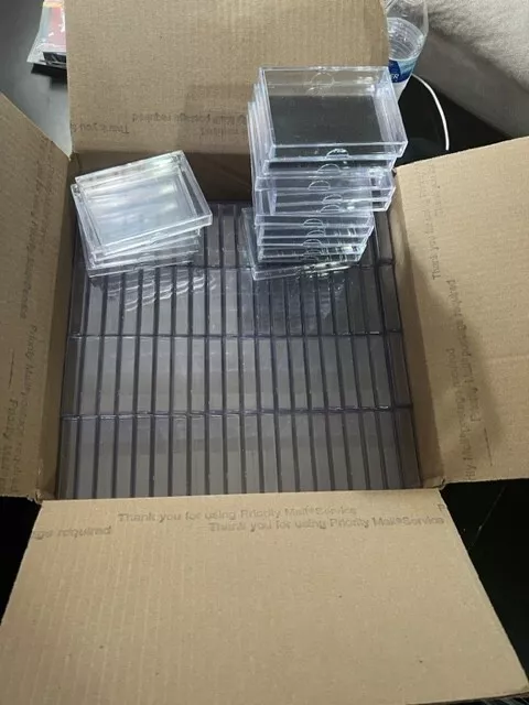 Bundle of 25 - 5000ct 5-Row Cardboard Trading Baseball Gaming Card Storage  Boxes