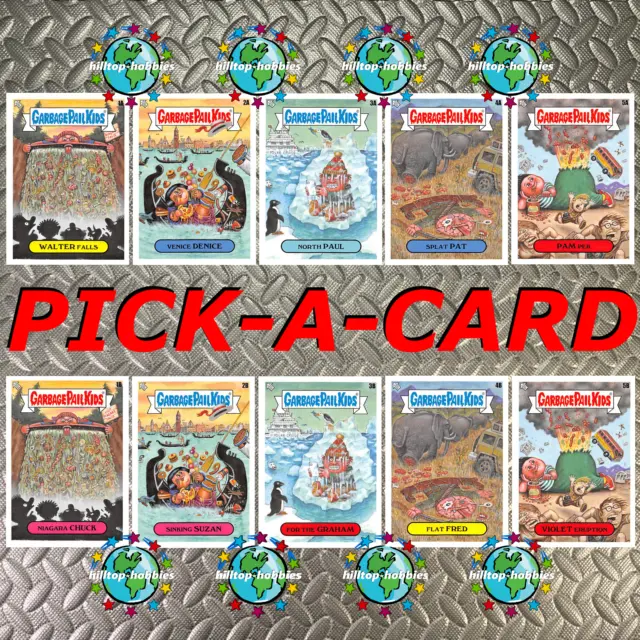2023 Series 1 Garbage Pail Kids Go On Vacation Pick-A-Card Famous Landmarks Gpk