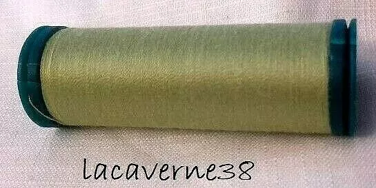 2/5 Bobine de fil a coudre polyester 200m vert anis tous textiles main/machine