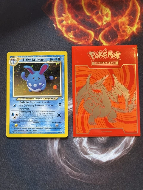 Light Azumarill 13/105 Neo Destiny Holofoil Rare Holo Pokemon Card 197 - LP