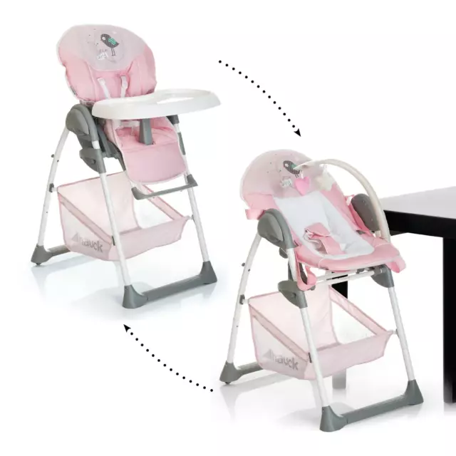 Hauck Sit'n Relax Newborn Set Neugeborenen Aufsatz und Kinderhochstuhl Hochstuhl