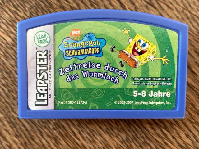 LEAPSTER Lernspiel "Spongebob" Zeitreise durch das Wurmloch *TOP* Leapfrog