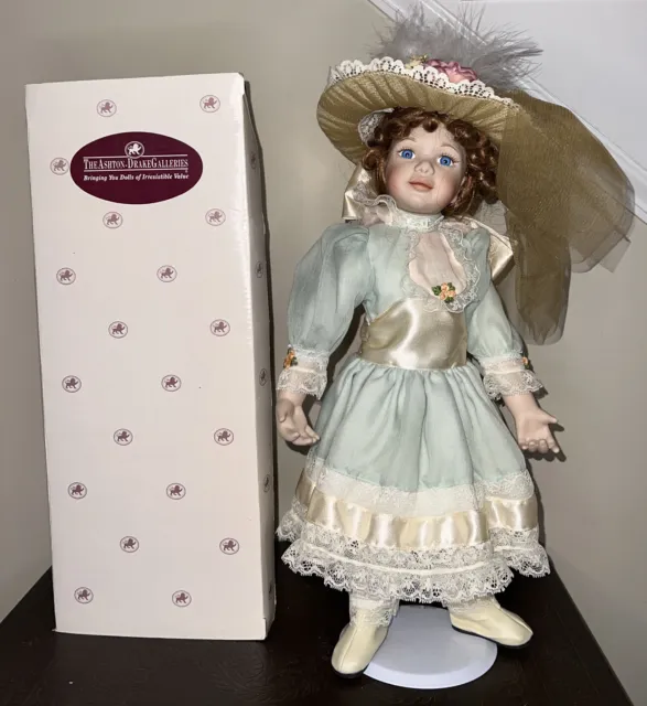 16 Inch Vintage Ashton Drake Porcelain Doll With Box