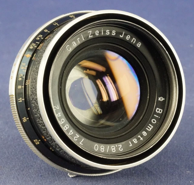 Carl Zeiss Jena Ф Biometar Objektiv 2,8 / 80 mm für Pentacon Six - Exakta 66  1Q