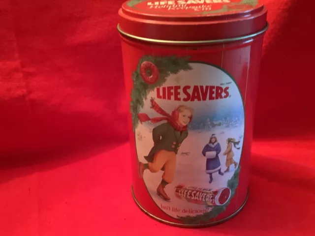 Vtg 1991 Life Savers Holiday Keepsake Tin Limited Edition