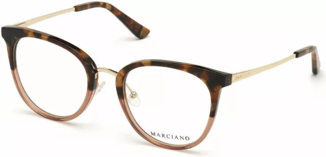 Marciano By Guess GM0334 053 Tortoise Metal Optical Eyeglasses Frame 52-18-140 A