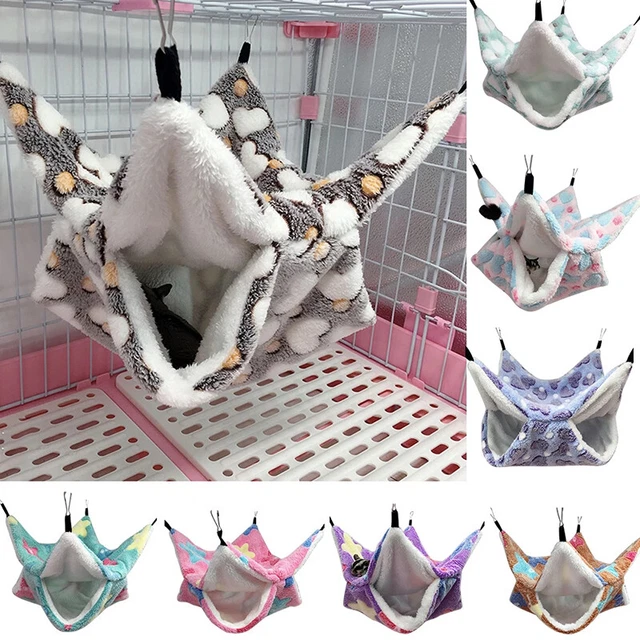 Pets Bird Hamster Ferret Rat Cat Squirrel Hammock Hanging Cage Nest Bed House