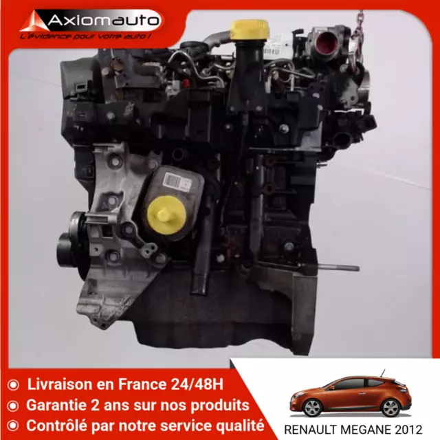 🇫🇷  MOTEUR DIESEL RENAULT MEGANE COUPE III Phase 2 2012-2014 1.5 dCi