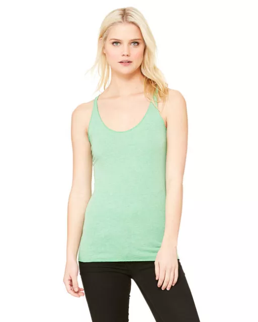 Bella + Canvas 8430 Womens Sleeveless Retail Fit Triblend Racerback Tank Top