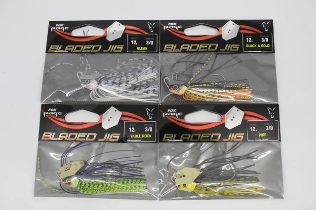 Fox Rage Bladed Jigs Chatterbaits 12g  Spinnangeln Jiggen Raubfisch NEW OVP
