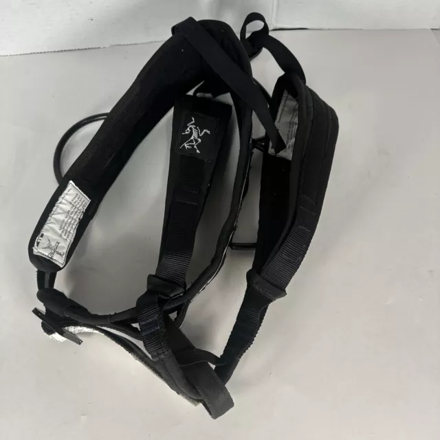 Arcteryx Targa Climbing Harness Size small Black Type C-St