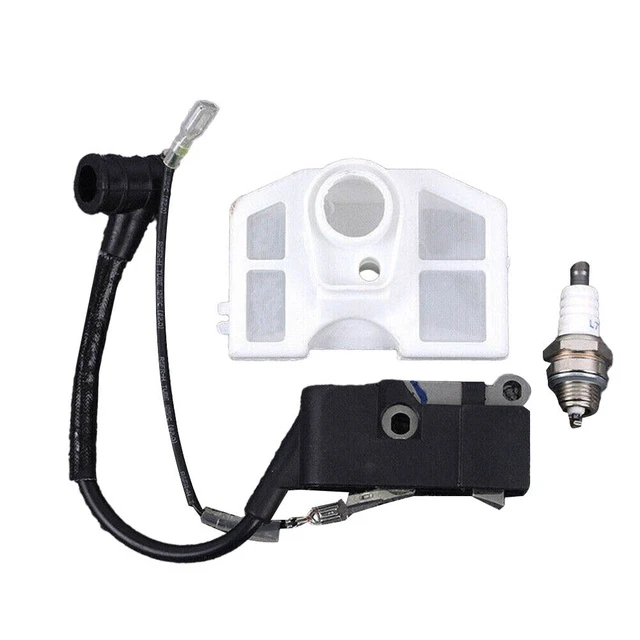 Bobina De Encendido Y Kit Para Husqvarna 61, 66, 266 – Incluye Línea De Filtro Y Botón De Parada