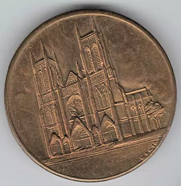 Cathedral Church of St. John The Divine New York Souvenir Token / Coin / Medal