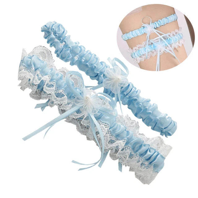 Collant sposa matrimonio pizzo fascia calze decorazioni per