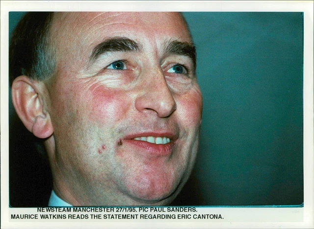 Maurice Watkins, chairman of football club Barn... - Vintage Photograph 1622534