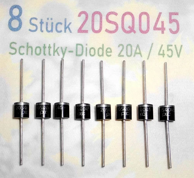 8X 20SQ045 Schottky Dioden 20A 45V bestens als Gleichrichter bis 40V